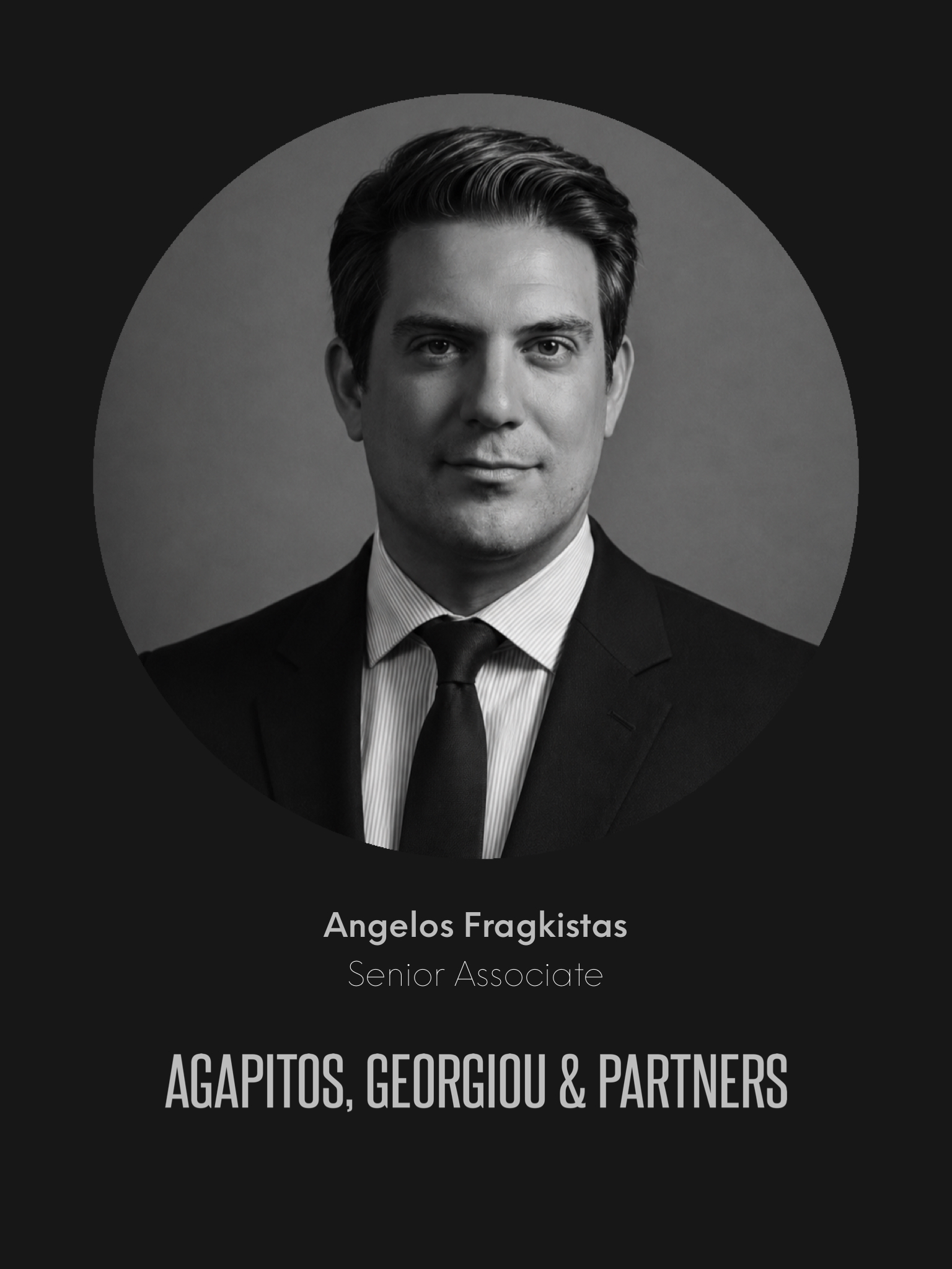 Angelos Fragkistas — Senior Associate